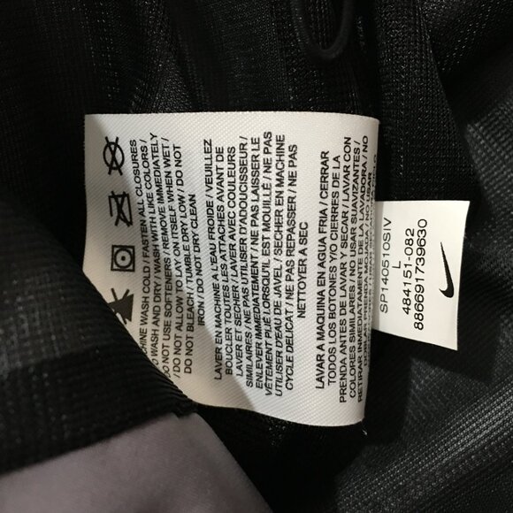 Nike Golf Mens Large Gray Jacket Full Zip Windbreaker Storm Fit Mesh Lined - Picture 5 of 10